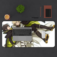 Load image into Gallery viewer, Seraph Of The End Mouse Pad (Desk Mat) With Laptop