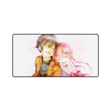 Load image into Gallery viewer, Mirai Nikki Yuno Gasai, Yukiteru Amano Mouse Pad (Desk Mat)