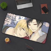 Load image into Gallery viewer, Durarara!! Izaya Orihara, Shizuo Heiwajima Mouse Pad (Desk Mat) On Desk