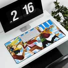 Load image into Gallery viewer, One Piece Monkey D. Luffy, Roronoa Zoro, Sanji, Nico Robin, Nami Mouse Pad (Desk Mat) With Laptop