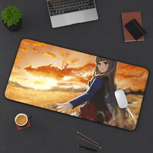 Load image into Gallery viewer, Spice And Wolf Mouse Pad (Desk Mat) On Desk