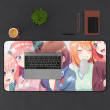 Load image into Gallery viewer, The Quintessential Quintuplets Miku Nakano, Itsuki Nakano, Nino Nakano, Yotsuba Nakano, Ichika Nakano Mouse Pad (Desk Mat) With Laptop