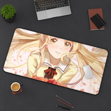 Load image into Gallery viewer, Aho Girl Mouse Pad (Desk Mat) On Desk