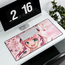 Load image into Gallery viewer, Chika Fujiwara Mouse Pad (Desk Mat) With Laptop