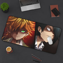Load image into Gallery viewer, The Promised Neverland Ray, Emma Mouse Pad (Desk Mat) On Desk