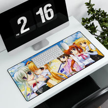 Load image into Gallery viewer, Magical Girl Lyrical Nanoha Mouse Pad (Desk Mat) With Laptop