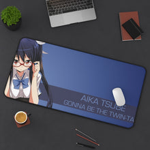 Load image into Gallery viewer, Gonna be the Twin-Tail!! Mouse Pad (Desk Mat) On Desk