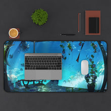 Load image into Gallery viewer, Girl under the ocean Mouse Pad (Desk Mat) With Laptop
