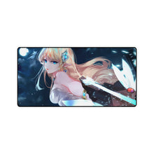 Load image into Gallery viewer, Beautiful, Fantasy, Elf, Anime, Girl, Blonde, Mouse Pad (Desk Mat)