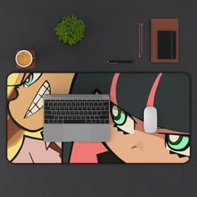 Load image into Gallery viewer, Panty & Stocking with Garterbelt Stocking Anarchy, Panty Anarchy, Panty Stocking With Garterbelt Mouse Pad (Desk Mat) With Laptop