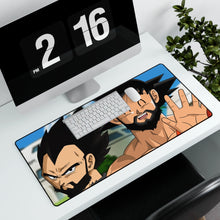 Load image into Gallery viewer, Goku and Vegeta Mouse Pad (Desk Mat) With Laptop