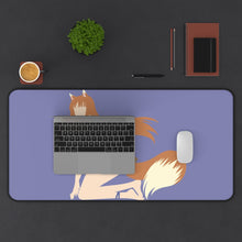 Load image into Gallery viewer, Spice And Wolf Mouse Pad (Desk Mat) With Laptop