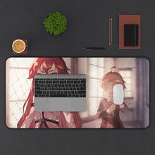Load image into Gallery viewer, Mushoku Tensei: Jobless Reincarnation Rudeus Greyrat, Eris Boreas Greyrat Mouse Pad (Desk Mat) With Laptop