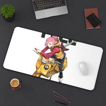 Load image into Gallery viewer, FLCL Mouse Pad (Desk Mat) On Desk