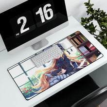 Load image into Gallery viewer, Anime Girl Mouse Pad (Desk Mat) With Laptop