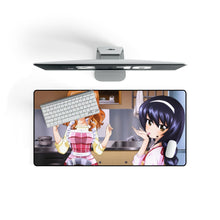 Load image into Gallery viewer, Girls und Panzer Mouse Pad (Desk Mat) On Desk