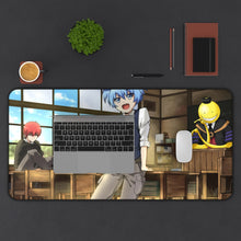 Load image into Gallery viewer, Assassination Classroom Koro-sensei, Karma Akabane, Nagisa Shiota Mouse Pad (Desk Mat) With Laptop