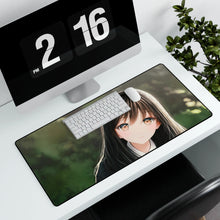 Load image into Gallery viewer, Anime Girl Mouse Pad (Desk Mat) With Laptop