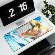 Load image into Gallery viewer, Free! Makoto Tachibana Mouse Pad (Desk Mat) With Laptop
