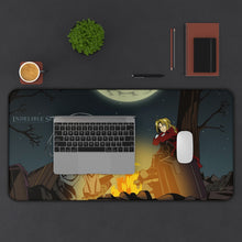 Load image into Gallery viewer, Anime FullMetal Alchemist Mouse Pad (Desk Mat) With Laptop