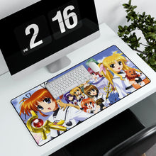 Load image into Gallery viewer, Magical Girl Lyrical Nanoha Mouse Pad (Desk Mat) With Laptop