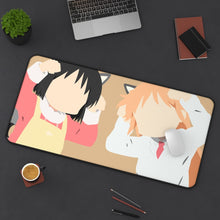 Load image into Gallery viewer, Nichijō Mouse Pad (Desk Mat) On Desk