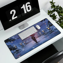 Load image into Gallery viewer, Winter Kimono Anime Girl Art Mouse Pad (Desk Mat)
