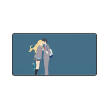 Load image into Gallery viewer, Kaori and Arima Mouse Pad (Desk Mat)