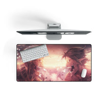 Load image into Gallery viewer, Armored Titan and Eren screaming at each other Mouse Pad (Desk Mat) On Desk