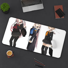 Load image into Gallery viewer, Azur Lane Belfast, Prinz Eugen Mouse Pad (Desk Mat) On Desk