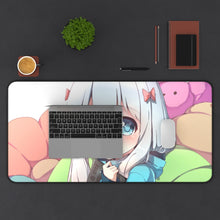 Load image into Gallery viewer, EroManga-Sensei Mouse Pad (Desk Mat) With Laptop