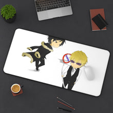 Load image into Gallery viewer, Durarara!! Izaya Orihara, Shizuo Heiwajima Mouse Pad (Desk Mat) On Desk