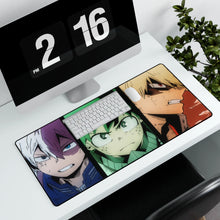 Load image into Gallery viewer, My Hero Academia Izuku Midoriya, Katsuki Bakugou Mouse Pad (Desk Mat) With Laptop