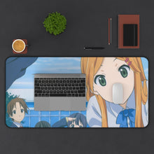 Load image into Gallery viewer, Kokoro Connect Himeko Inaba, Iori Nagase, Taichi Yaegashi, Yui Kiriyama Mouse Pad (Desk Mat) With Laptop