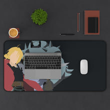 Load image into Gallery viewer, Anime FullMetal Alchemist Mouse Pad (Desk Mat) With Laptop