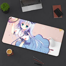 Load image into Gallery viewer, Is The Order A Rabbit? Mouse Pad (Desk Mat) On Desk