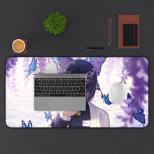 Load image into Gallery viewer, Shinobu Kochou Mouse Pad (Desk Mat) With Laptop