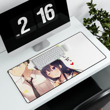 Load image into Gallery viewer, Koe No Katachi Mouse Pad (Desk Mat) With Laptop