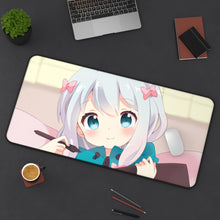 Load image into Gallery viewer, EroManga-Sensei Mouse Pad (Desk Mat) On Desk