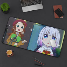 Load image into Gallery viewer, Miss Kobayashi's Dragon Maid Kanna Kamui, Kobayashi San Chi No Maid Dragon, Riko Saikawa Mouse Pad (Desk Mat) On Desk