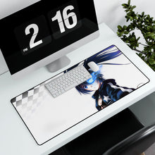 Load image into Gallery viewer, Black Rock Shooter Mouse Pad (Desk Mat)