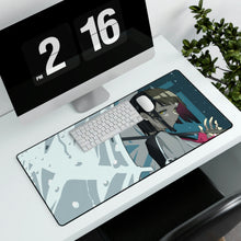 Load image into Gallery viewer, Anime School Girl Raining Mouse Pad (Desk Mat)