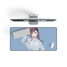 Load image into Gallery viewer, Anime Girl Mouse Pad (Desk Mat) On Desk