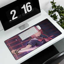 Load image into Gallery viewer, Mirai Nikki Yuno Gasai Mouse Pad (Desk Mat) With Laptop