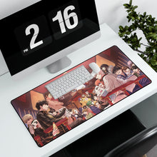 Load image into Gallery viewer, Gintama Gintoki Sakata, Kagura, Shimura Shinpachi, Toushirou Hijikata, Okita Sougo Mouse Pad (Desk Mat) With Laptop