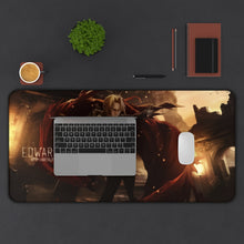 Load image into Gallery viewer, Anime FullMetal Alchemist Mouse Pad (Desk Mat) With Laptop