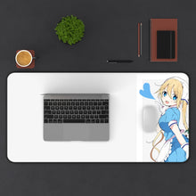 Load image into Gallery viewer, Kaho Hinata Mouse Pad (Desk Mat) With Laptop