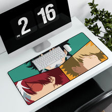 Load image into Gallery viewer, DEKU KACCHAN TODOROKI minimalist Mouse Pad (Desk Mat) With Laptop