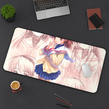 Load image into Gallery viewer, Clannad Nagisa Furukawa, Tomoyo Sakagami, Kyou Fujibayashi, Fuuko Ibuki, Kotomi Ichinose Mouse Pad (Desk Mat) On Desk