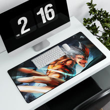 Load image into Gallery viewer, Anime One-Punch Man Mouse Pad (Desk Mat) With Laptop